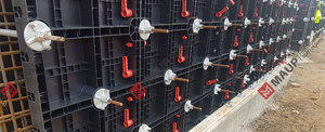 แผ่นแบบหล่อพลาสติก MAUP ขนาด 600x1200 มม. สำหรับงานก่อสร้างอาคาร ฐานรากบ้านพักอาศัย วัสดุ ABS - Product Image 2