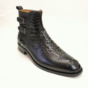 <span class=keywords><strong>Stivali</strong></span> <span class=keywords><strong>Chelsea</strong></span> Classici di Lusso Personalizzati per <span class=keywords><strong>Uomo</strong></span>, Stivaletti alla Moda con Fibbia, Nero e Marrone, in Vera <span class=keywords><strong>Pelle</strong></span>, Calzature Eleganti a Gambale Alto - Product Image 1