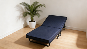 Cama Plegable Individual Económica de Fábrica para Invitados, Cama Modular para Hotel, Cama Adicional Plegable con Ruedas - Product Image 2