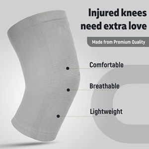 Thoáng khí linh hoạt cú đúp Đầu Gối Giảm đau thư giãn thể thao nén vận động viên chuyên nghiệp weightlifter tùy chỉnh đầu gối hỗ trợ - Product Image 3
