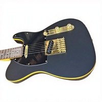 High Quality Black 39 Inch TL Maple Neck 6-String Electric Guitar with Matte Finish Rosewood Fretboard Model TL-033