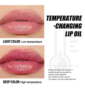 Low MOQ Heart Keychain Lip Gloss <b>No</b> <b>Logo</b> Ready To Ship Clear Glitter Jelly Lipgloss With Y2K Beaded Charm Bulk - Product Image 4