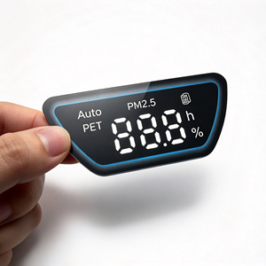Panel de Control de Membrana con Gráficos Personalizados, Etiqueta Frontal Adhesiva con Impresión Digital en Plástico - Product Image 2