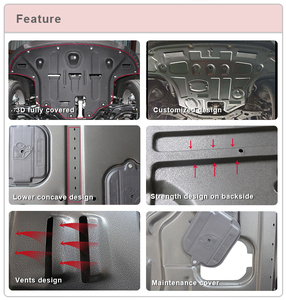 แผ่นกันลื่นสำหรับปกป้องเครื่องยนต์3D สำหรับ Toyota <span class=keywords><strong>veloz</strong></span> 2023 + - Product Image 3