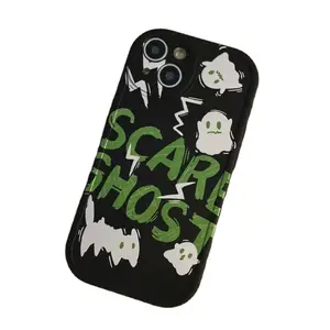 Ghost Couple Suitable iPhone 12promax Phone Case for iphone 14pro New 13/11 Set x Soft 8 Anti drop