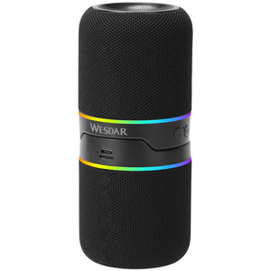 Venta al por mayor de productos en tendencia fiesta en casa RGB luz inalámbrica <span class=keywords><strong>Bt</strong></span> altavoces magnéticos desmontable dos piezas pequeñas sonido de graves fuertes - Product Image 1