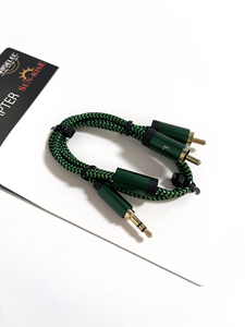 Câble audio <span class=keywords><strong>de</strong></span> qualité audiophile 3,5 mm vers 2 <span class=keywords><strong>RCA</strong></span> mâle, son haute fidélité pour les connexions <span class=keywords><strong>de</strong></span> téléviseur et <span class=keywords><strong>de</strong></span> <span class=keywords><strong>caisson</strong></span> <span class=keywords><strong>de</strong></span> basses, câble AUX vers 2RCA - Product Image 4