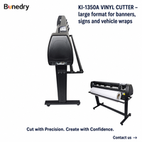 Cortadora de Vinilo Automática con Contorno AB-1350 de 53 Pulgadas (1350mm) con Alimentación de 1260mm, Cámara CCD, Motor Paso a Paso y Software Signmaster para Impresión UV