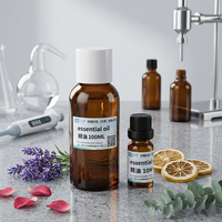 Huile de base d'amande douce avec 12 mélanges d'huiles essentielles pures pour les soins de la peau DIY, le massage corporel et la fabrication de savons