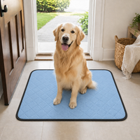 Tapis absorbant pour animaux de compagnie, lavable en machine, antidérapant, séchage rapide, anti-fuite, réutilisable, vente en gros pour fabricants
