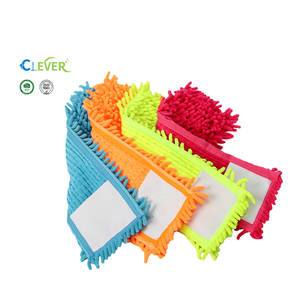 Serpillières à poche en microfibre en gros, 100 % polyester, serpillière plate en microfibre - Product Image 2