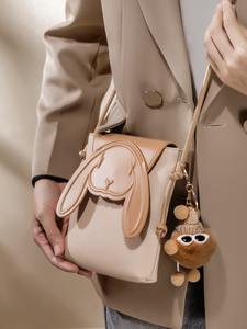 Bolso de Hombro Pequeño de Alta Gama, Nuevo Bolso de Cuero Genuino de Vaca, Mini Bolso Bandolera para Teléfono, para Mujer - Product Image 6