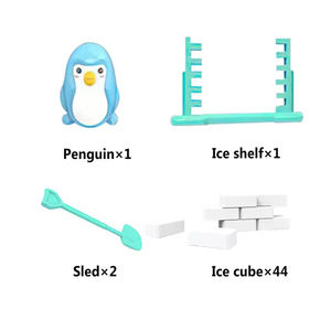 Interacción entre padres e hijos para niños, coordinación mano-ojo sensorial de juguete, pingüino, <span class=keywords><strong>juego</strong></span> de bloques de construcción de pared de <span class=keywords><strong>hielo</strong></span> - Product Image 5
