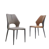Chaises de cuisine design moderne et européen en stock Chaises de table à manger en métal disponibles en différentes couleurs