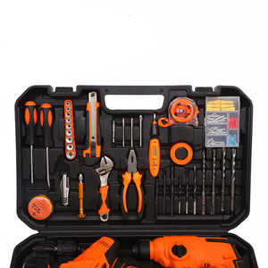 Portable robuste 105 pièces électricien <span class=keywords><strong>sabre</strong></span> scie boîte à outils lithium perceuse électrique coin moulin combinaison ensemble - Product Image 2