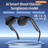 Gafas Inteligentes CY01 con Batería de Larga Duración, Carga Magnética, 10 Horas de Reproducción de Música, Sonido Estéreo HiFi, Micrófono con Cancelación de Ruido, Video 1080p