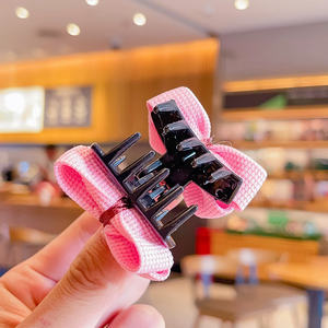 2 Pcs/Set Fashion Sweet Small Bowknot Hair Claws Clips Set Kids Girls Candy Color Mini Hair Crab Clamp Children Hair Accessories - Product Image 6
