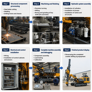 <span class=keywords><strong>KG520</strong></span> Dieselbetriebene tragbare Oberflächenbohranlage mit Getriebe und Motor als Kernkomponenten für Wasserbrunnen - Product Image 2