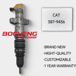 หัวฉีดคอมมอนเรลดีเซลสำหรับรถขุด รุ่น 387-9436 10R-2828 C9 หัวฉีดน้ำมันเชื้อเพลิงสำหรับเครื่องยนต์แคตเตอร์พิลลาร์ C9 - Product Image 2