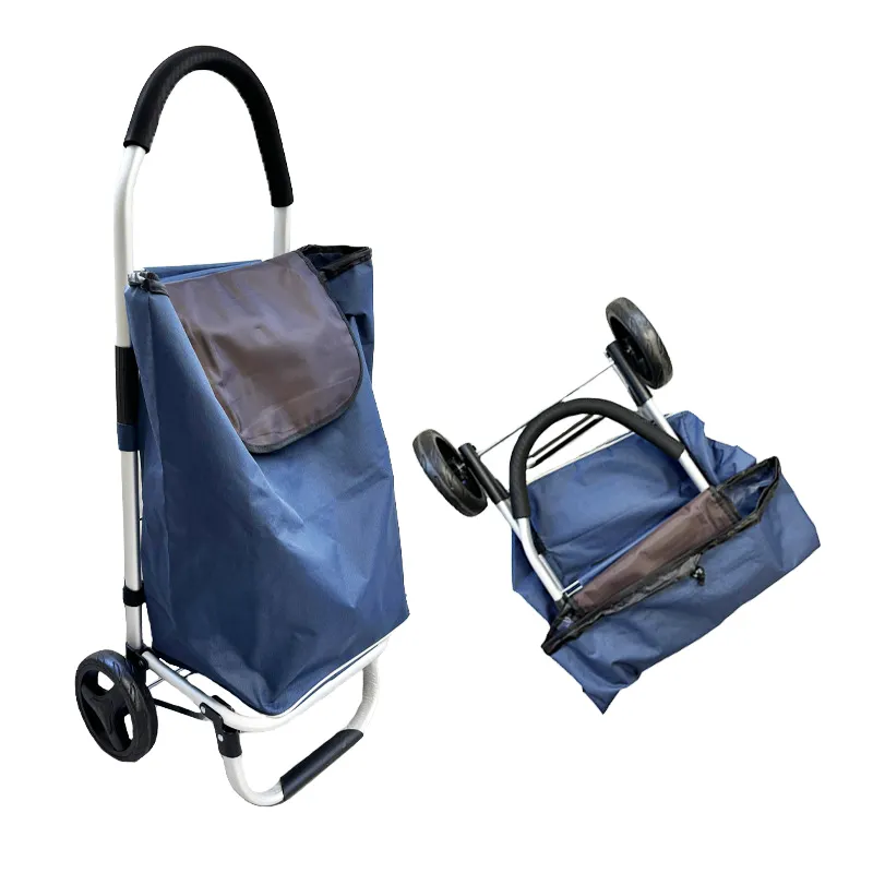 Ayrılabilir katlanabilir alışveriş çantası bakkal alışveriş sepeti süpermarket ışık arabası çantası