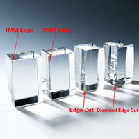 Expédition rapide, cube photo 3D en cristal K9 de luxe, durable, gravé au laser, souvenir, cadeau, 60*60*90mm