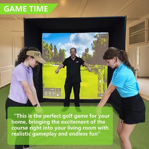 Venta caliente interior hogar Golf simulador recinto insonorizado para Club salas de montaje - Product Image 5