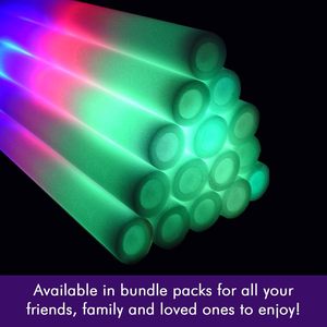 Bastones de Luz LED de Espuma Personalizados, Diseño Romano Tenei, para Bodas, Cumpleaños, Fiestas, Conciertos, Festivales - Product Image 3