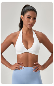 Soutien-gorge <span class=keywords><strong>de</strong></span> <span class=keywords><strong>sport</strong></span> croisé à fort impact pour femme, rembourré, idéal pour la gym et le yoga, vêtement <span class=keywords><strong>de</strong></span> fitness et <span class=keywords><strong>de</strong></span> yoga - Product Image 4