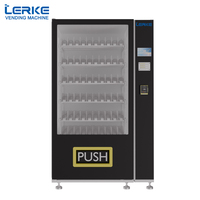 Distributeurs automatiques de restauration rapide LERKE Smart Combo, réfrigérés, écran tactile 7 pouces, paiement par carte de crédit