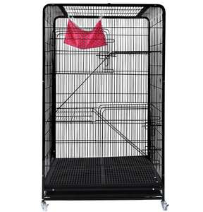 Tre strati della gabbia per gatti vendita calda gabbie per gatti gabbia per trasporto pieghevole - Product Image 5