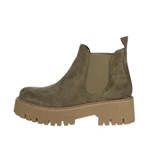 Autunno/inverno/primavera stivaletti bassi stile occidentale PQ7385185 Taupe chiusura a Zip piatta traspirante in PU/gomma/PVC soletta fodera in rete - Product Image 1