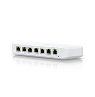 Commutateur Ubiquiti UniFi Switch Ultra 210W (USW-Ultra-210W) 8 ports Gigabit PoE+ géré, budget PoE de 202W, montable au mur