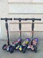 Trottinette à trois roues pliable pour enfants, produit de marque, 2020