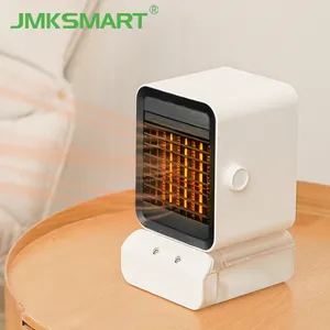 2022 Best Seller 3 In 1 Portable Mini Desktop Electric Home Mist Water Cooling Fan Heater Fan With Led Light