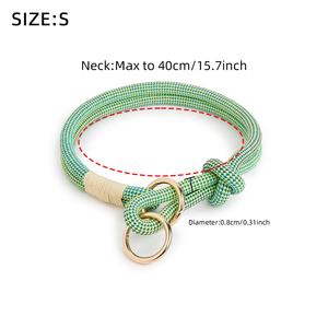 Conjunto de Correa y <span class=keywords><strong>Collar</strong></span> para Perro de Alta Calidad, Diseño Creativo, Cinta de Nailon de Lujo, Anti-Tirones, Ajustable, para Entrenamiento y Paseo, para Cachorros Pequeños, con Cintas Decorativas - Product Image 4