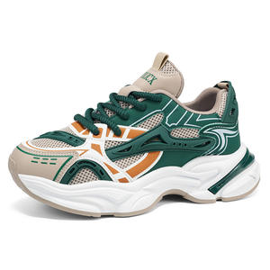 Chaussures de course pour hommes avec sangles en mesh pour l'athlétisme, <span class=keywords><strong>baskets</strong></span> légères et respirantes à semelle épaisse - Product Image 5