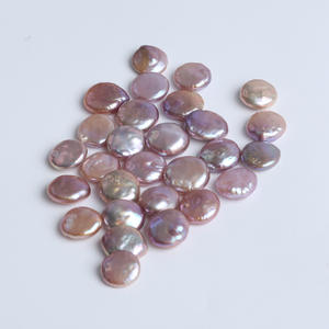 Chaîne de perles bouton blanches de 12-13 mm, perles d'eau douce naturelles en forme de pomme de terre, accessoires de bijoux DIY, perles semi-finies en vrac - Product Image 4