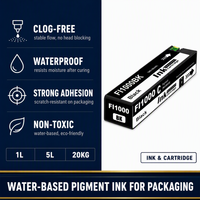 INK-TANK Premium Kompatibel FI1000 FI 1000 Kartrid Tinta Baru Dengan Tinta dan Chip untuk Kepala Printer HP IJetColor 1175/1175C/1175Pro