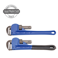 Clé à pipe industrielle en acier au carbone de qualité supérieure, à cliquet, à mâchoires dentelées, de 8 à 48 pouces, mesure métrique, OEM, MAXSUN AJ01200