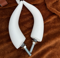 Corne de rechange en silicone de qualité commerciale pour machine de rodéo, accessoire de corne de bœuf mécanique