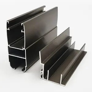 Foshan Building Materials For Home aluminium Extruded Cooling Profile sliding window and door Aluminium Window Profiles