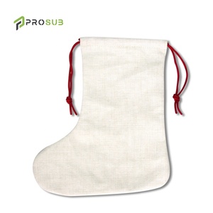 Calcetines Navideños Decorativos Personalizados por Sublimación Prosub, Calcetines Navideños Blancos para Sublimación, Adornos en Blanco - Product Image 2