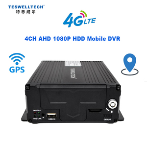 1080P AHD 4-канальный автомобильный видеорегистратор (MDVR) с жестким диском, мобильный видеорегистратор (черный ящик) - Product Image 1