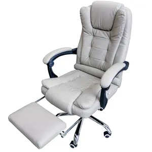 Офисные стулья с высокой спинкой, полностью из натуральной коричневой искусственной кожи, эргономичные офисные стулья руководителя