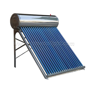 Système de chauffe-eau solaire compact 100L-300L pressurisé/non pressurisé, panneau plat/tube sous vide pour maison, hôtel ou usage commercial - Product Image 5