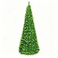 Arbre de Noël en PVC lumineux LED télescopique, modèle exclusif et très demandé, vente en gros usine JIAXUN BH-042