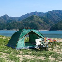 Vente en gros Grande tente de camping familiale stable et étanche Tentes de camping extérieures automatiques faciles à installer