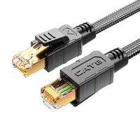 Cat7 kabel Ethernet datar kabel LAN Sftp kabel Patch Rj45 kualitas tinggi untuk komunikasi