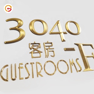 JAGUARSIGN Manufacturer Custom Laser Cutting Flat Cut Out Solid Stainless Steel <strong>Brass</strong> Metal <strong>Letters</strong> Fabricated <strong>Brass</strong> <strong>Letter</strong> - Product Image 6