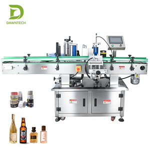 Machine d'étiquetage automatique pour bouteilles d'eau, d'huile, de jus, de cosmétiques, de boissons, de shampoing, pour bouteilles rondes en plastique et en verre, verticale - Product Image 1
